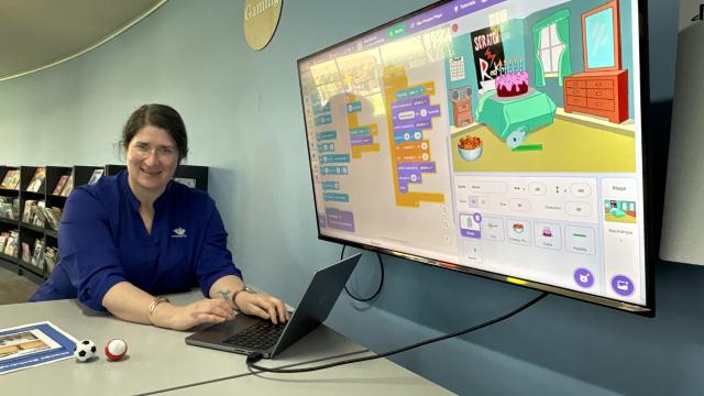 Coding Club is on now at Ararat Library