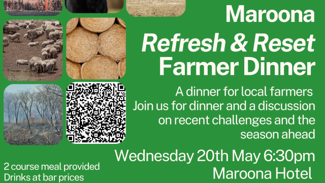 Refresh and Reset Farmer Dinner