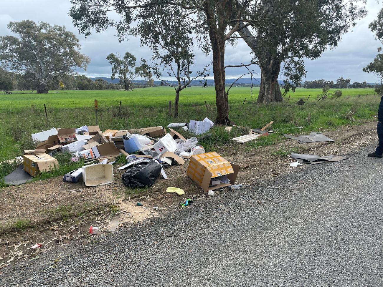 Dumped rubbish in Ararat
