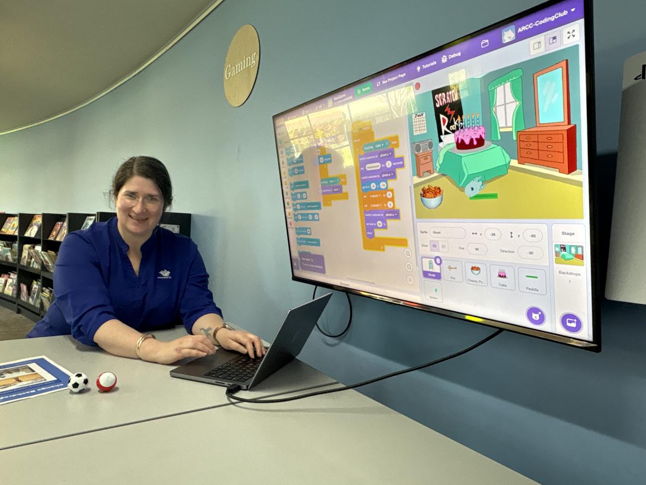 Coding Club is on now at Ararat Library