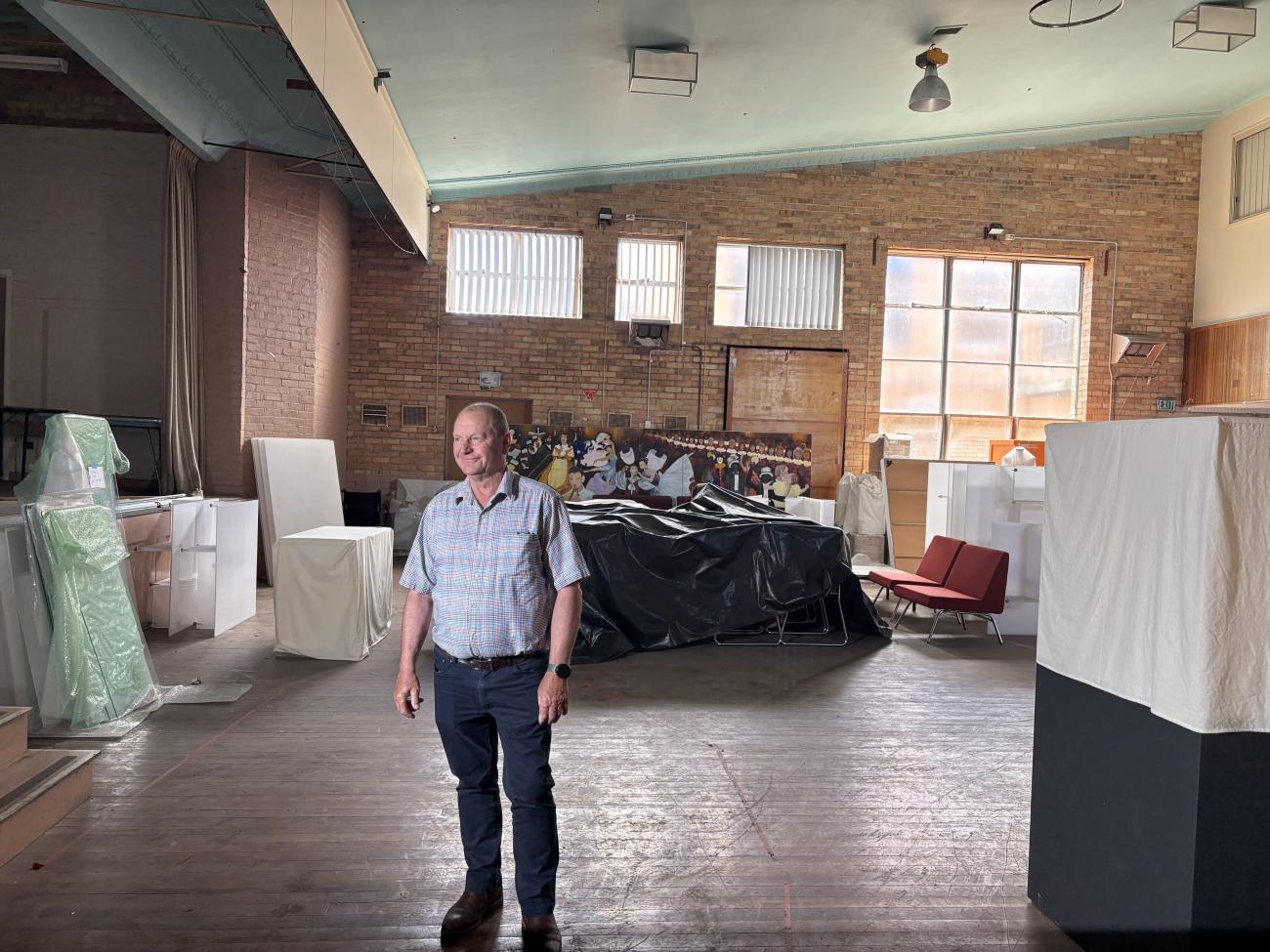 Mayor Bob Sanders at McDonald Centre