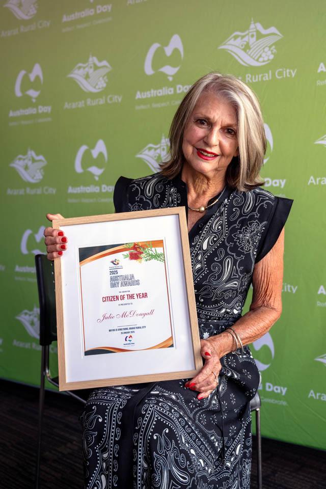 2025 Citizen of the Year, Julie McDougall