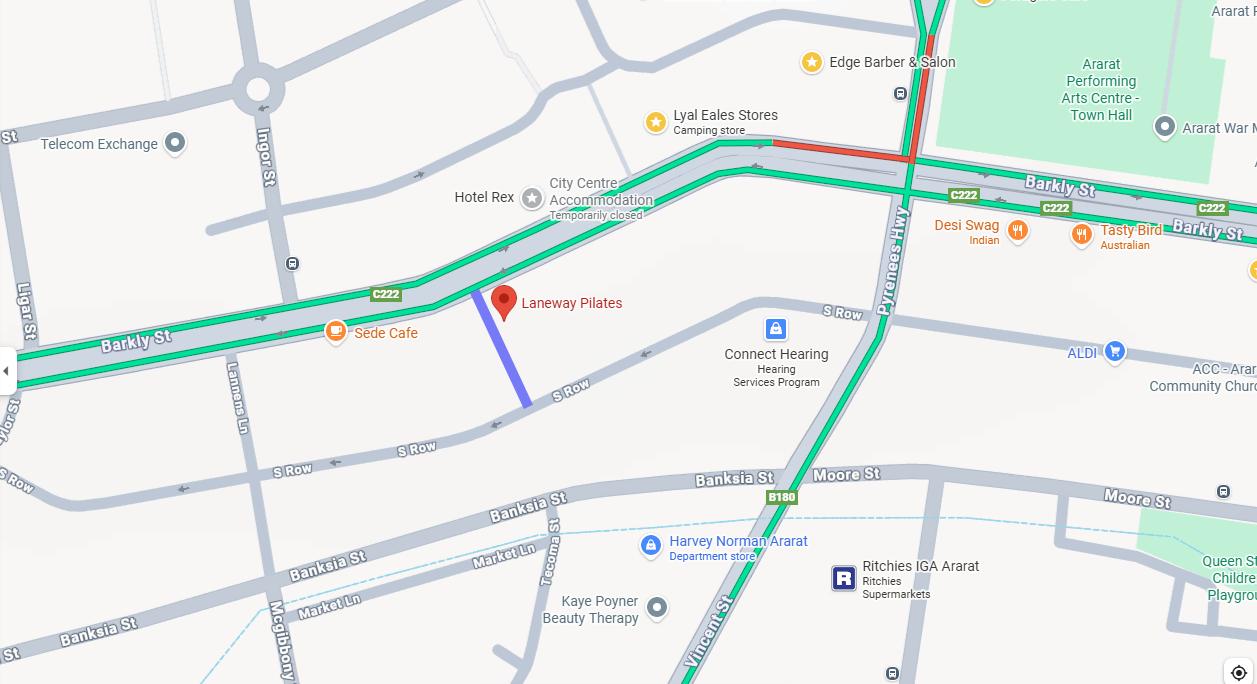 Location of the proposed Sparrows Lane