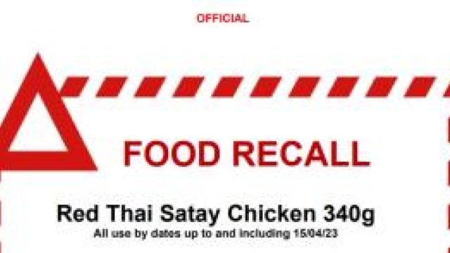 Food recall notice