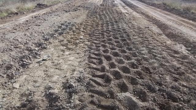 Dug out works at Mount William Road