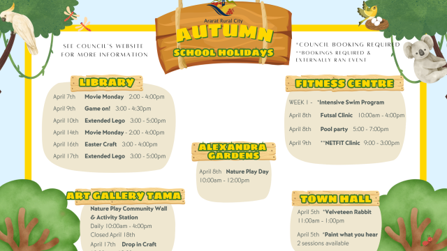 school hols April 25