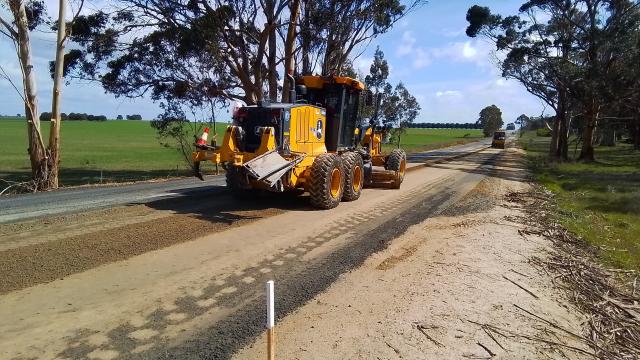 Mount William Road roadworks are underway