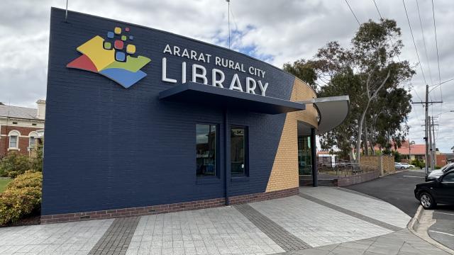 New signage at the Ararat Library