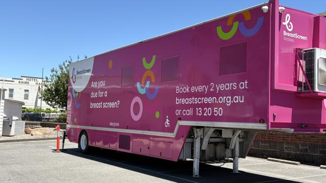 BreastScreen mobile bus