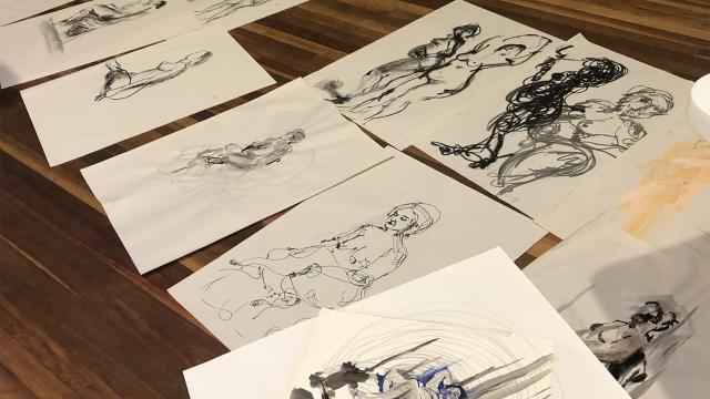 Life drawing at TAMA