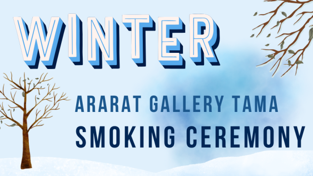 Winter TAMA smoking ceremony NAIDOC week