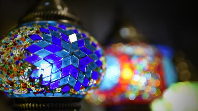 mosaic lamp