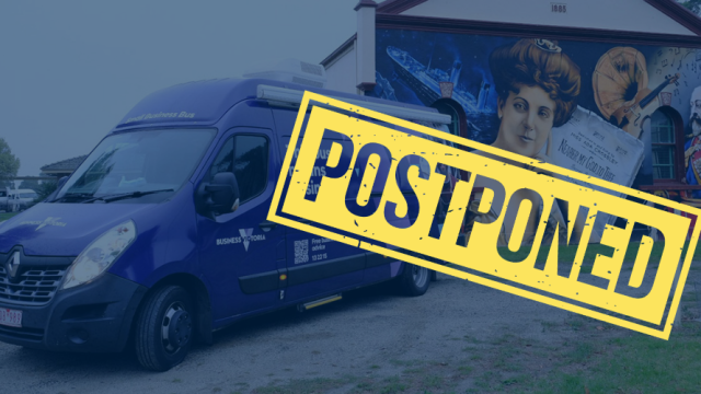 Small business bus has been postponed