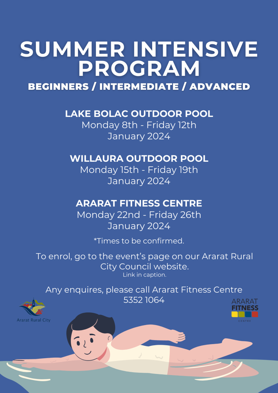 Swim program flyer