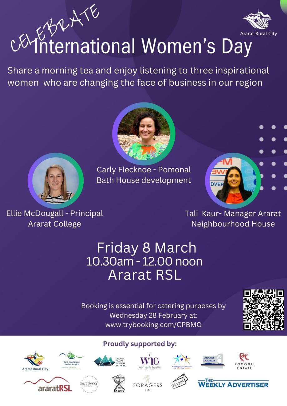 IWD 2024 flyer