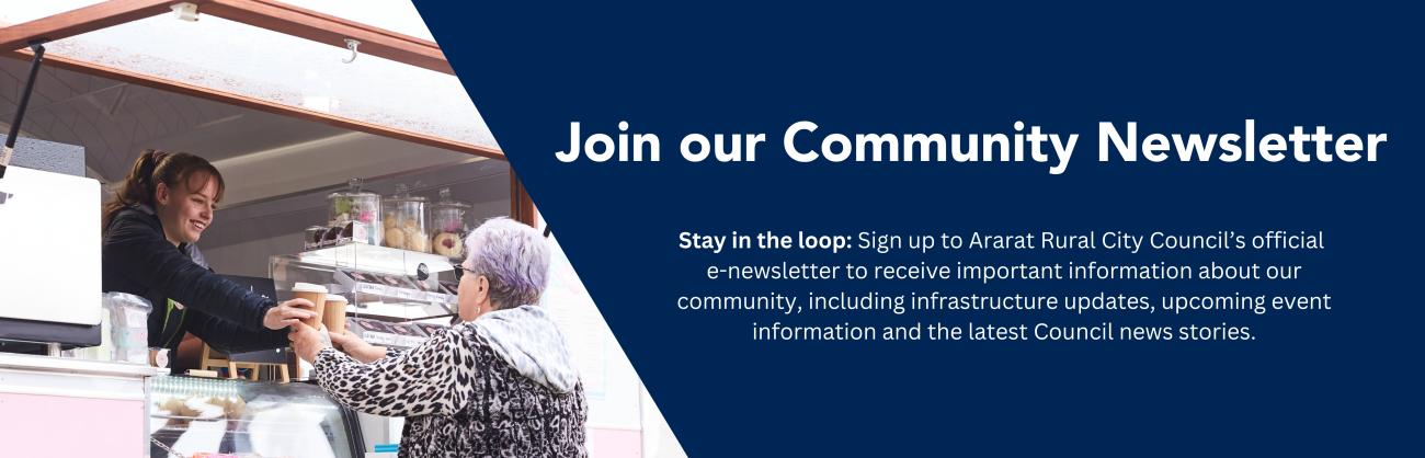 Join our community newsletter