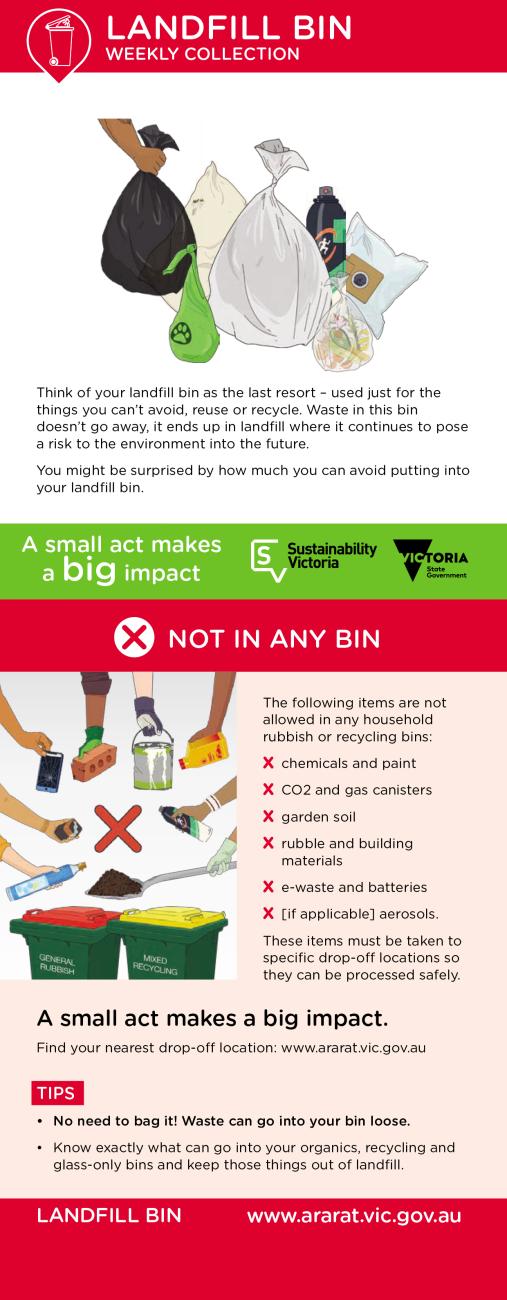 What goes in your red bin