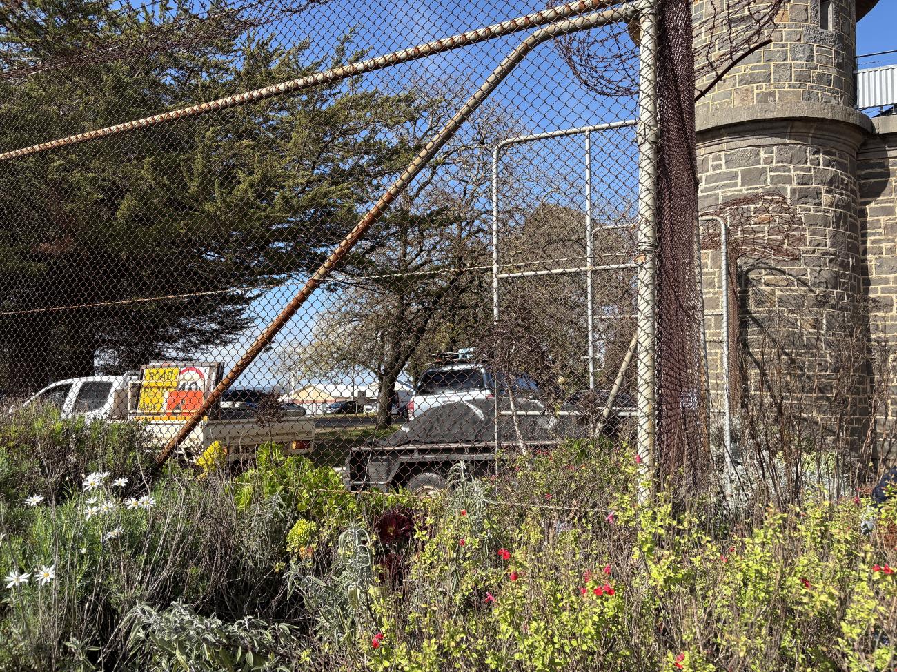 Council delivers a load of compost to the Community Garden