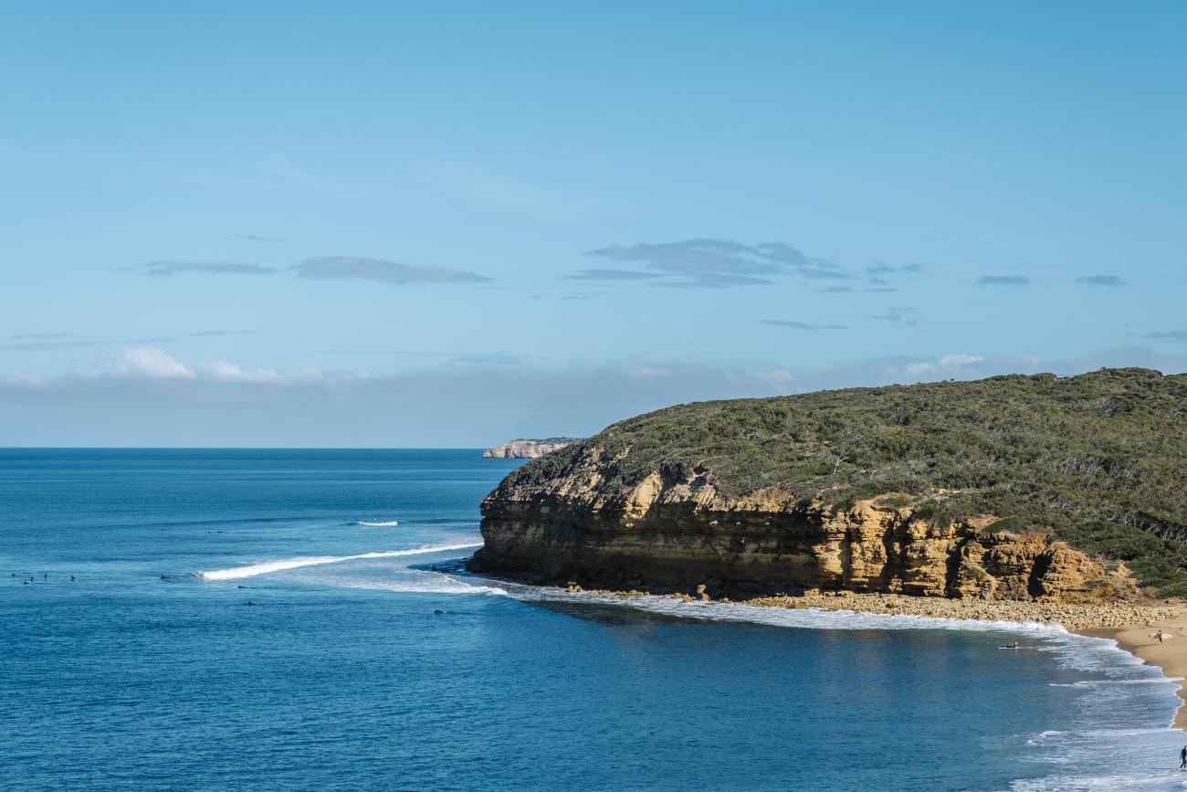 Stunning views of the ocean and cliffs