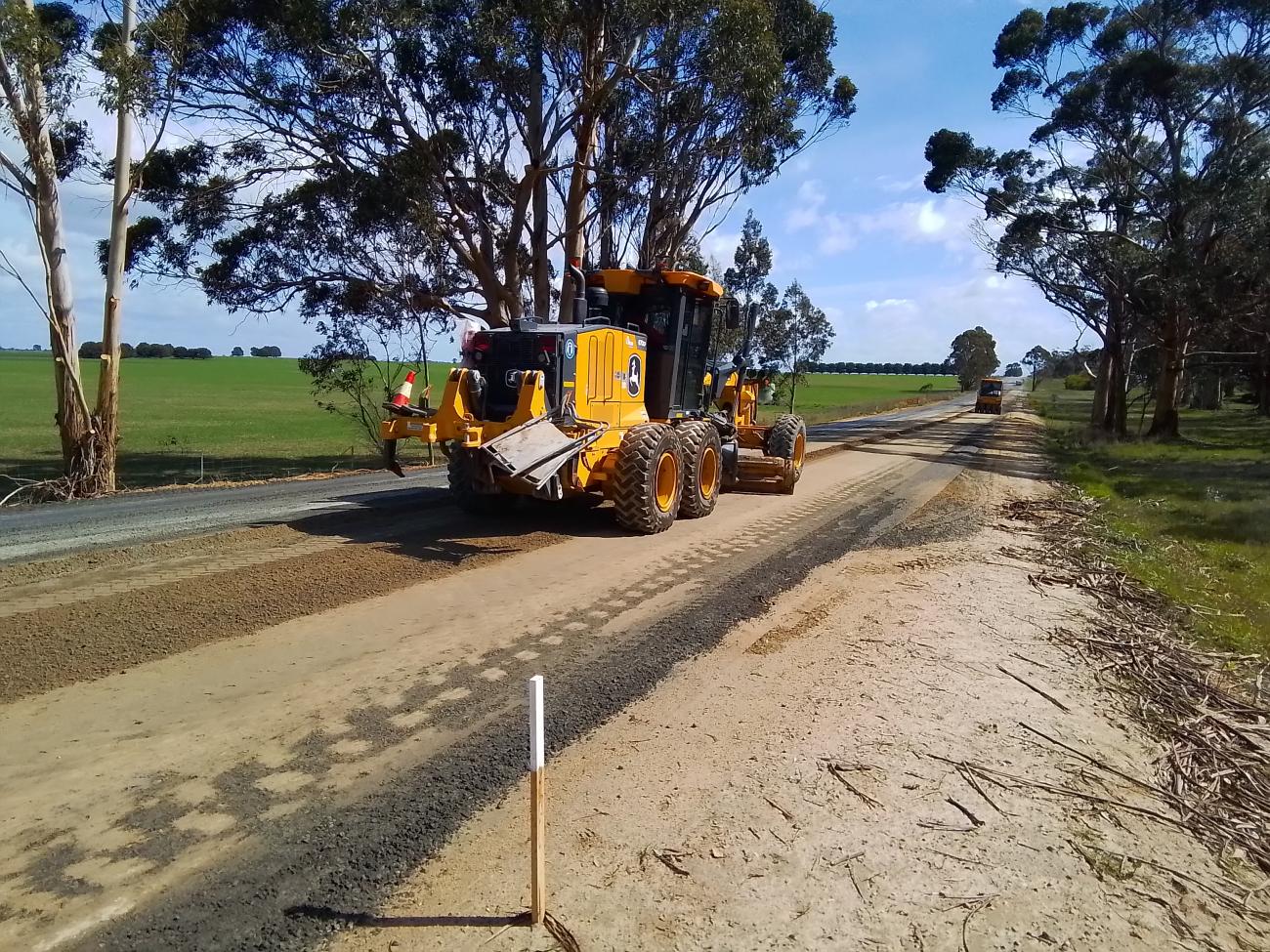 Mount William Road roadworks are underway