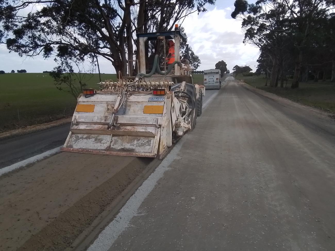 Mount William Road roadworks are underway