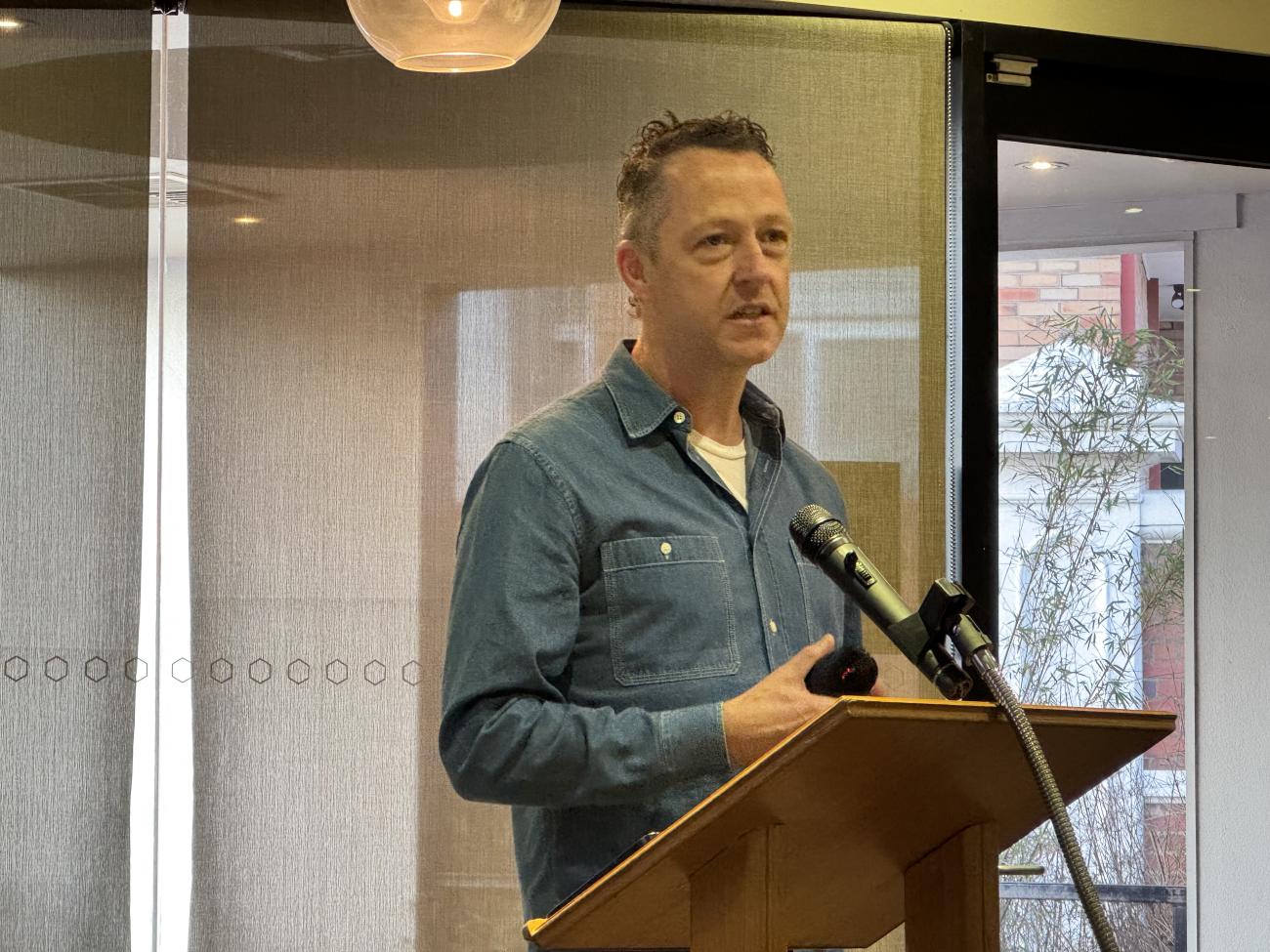 Speaker Adam Haddow