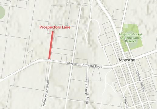 Map of proposed name