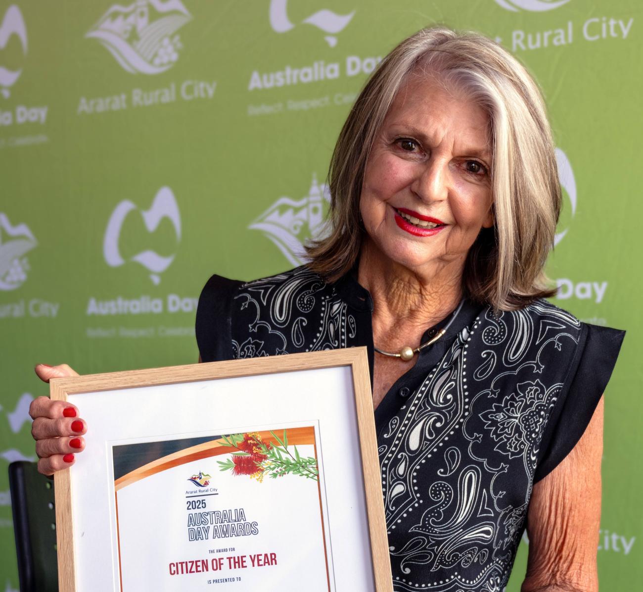 2025 Citizen of the Year, Julie McDougall