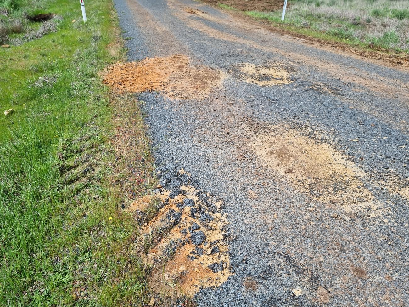 Mount William Road damage