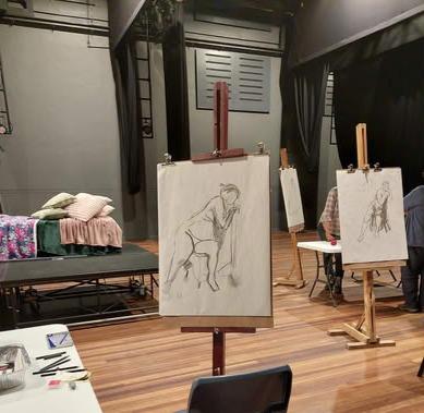 Life drawing classes at Ararat TAMA Gallery