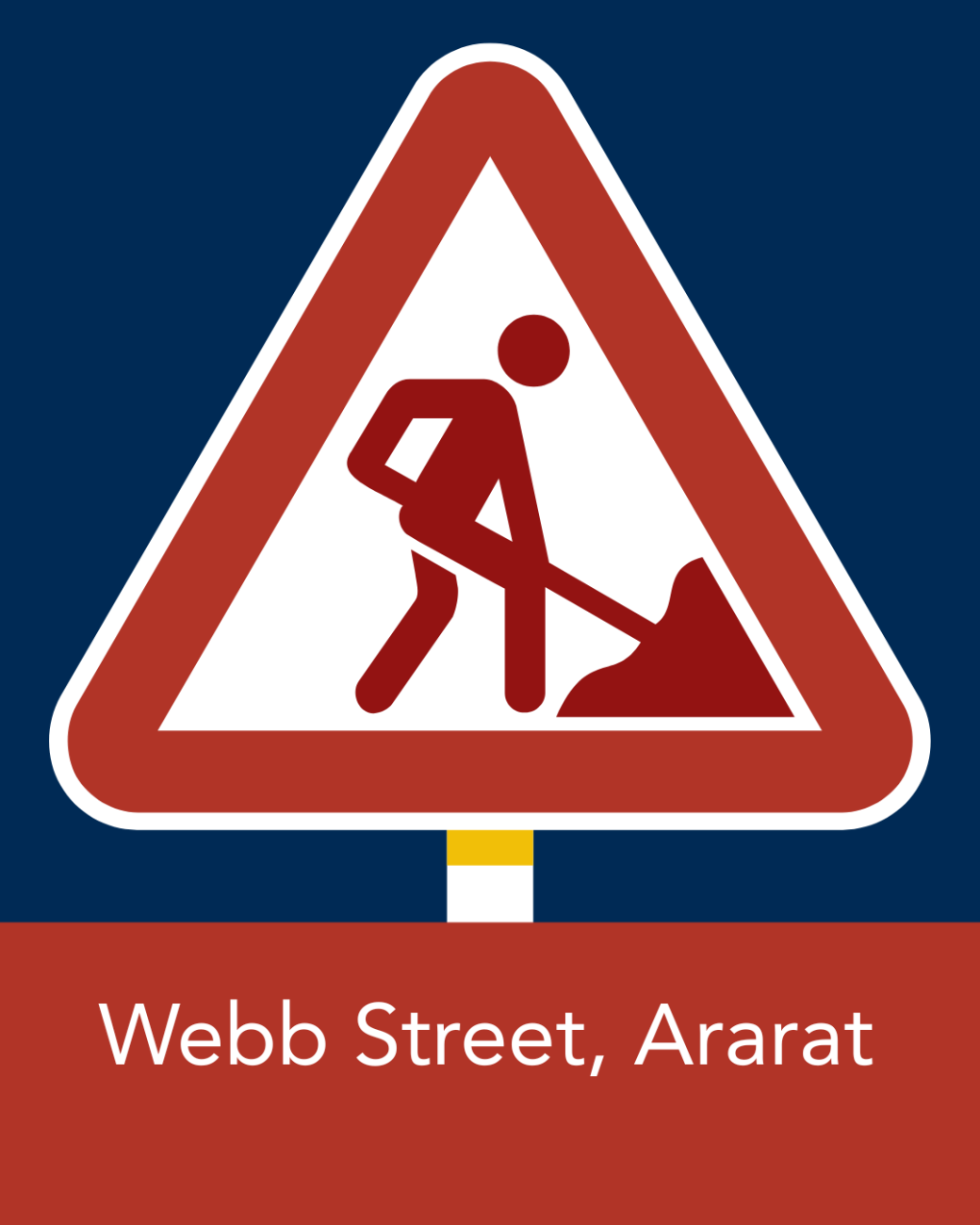 Webb Street Ararat roadworks