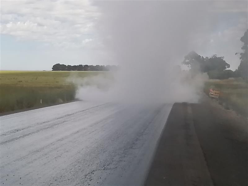 Mount William Road roadworks are underway