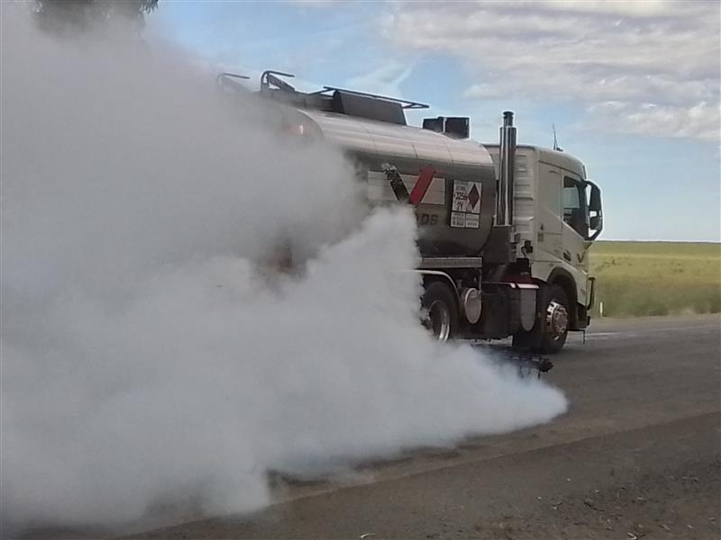 Mt William Road being sealed