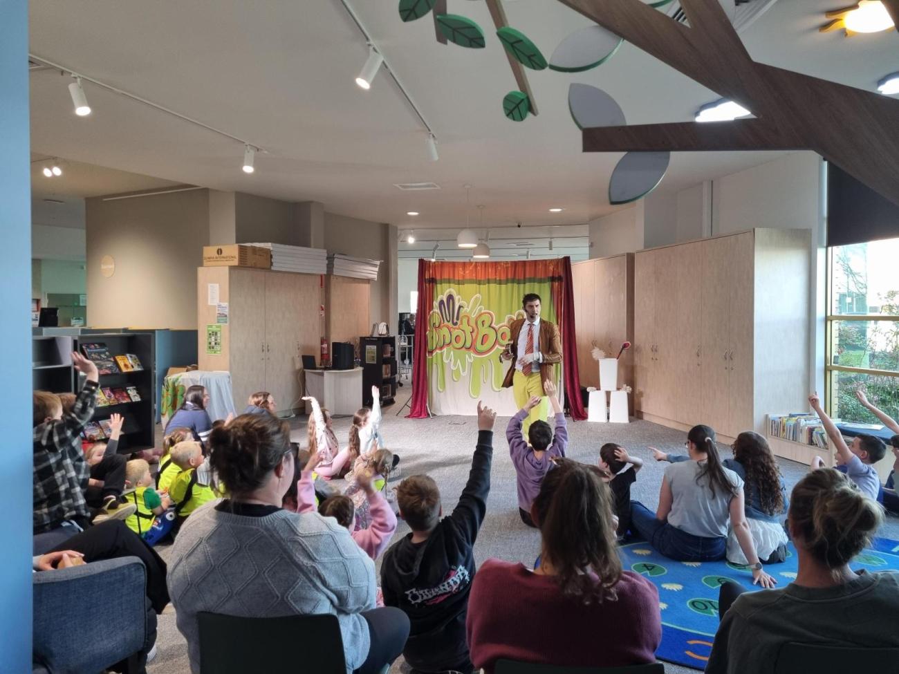 MrSnotbottom at Library winter program