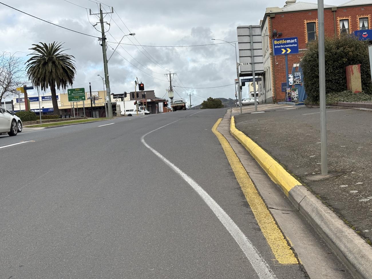 Double yellow lines